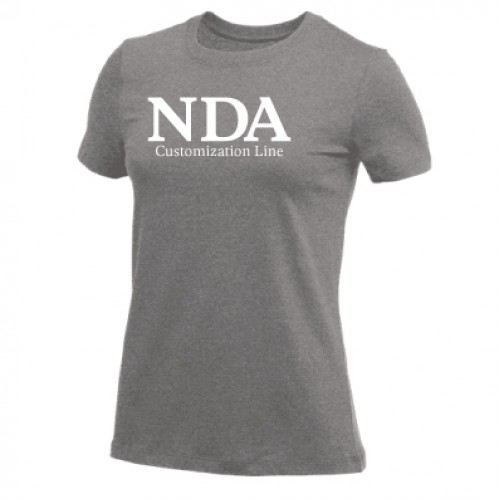 Nike Women's S/S Cotton Tee (D. Grey)